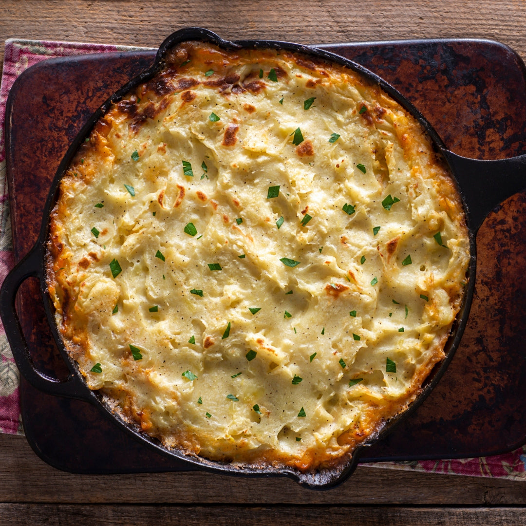 Sri Lankan Pie with Cauliflower Mash